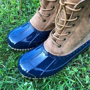 sweater cuff duck boot